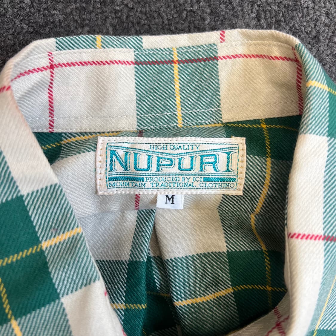 NUPURI 체크 셔츠 상품이미지3