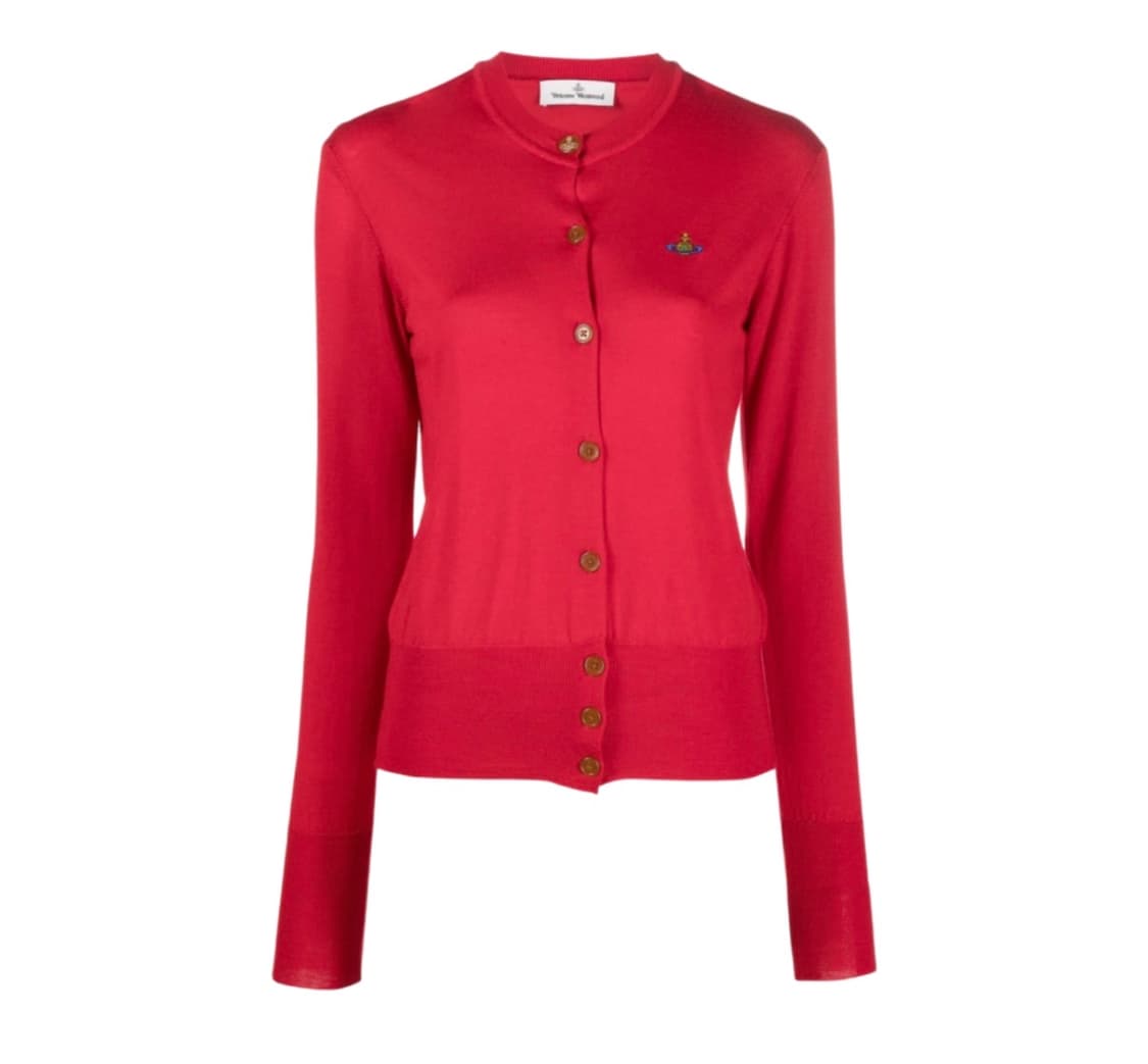비비안웨스트우드 베아 가디건 레드 xs 상품이미지1