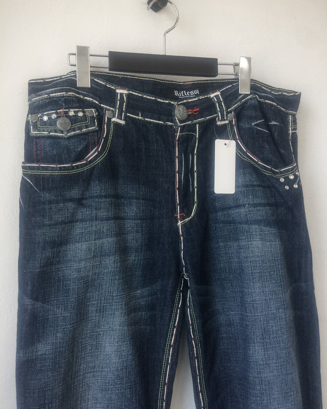 Back pocket point denim pants 상품이미지6