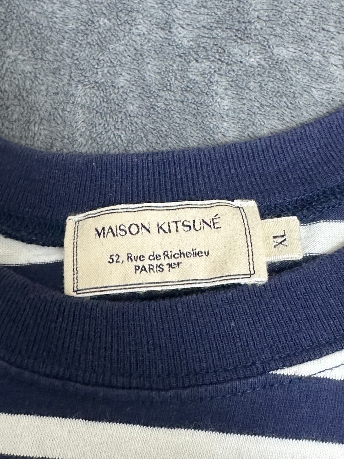 메종키츠네 스트라이프 롱슬리브 (XL) 상품이미지3