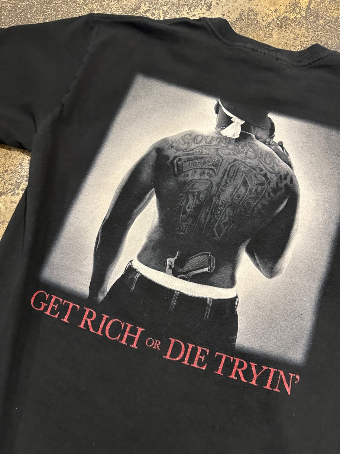 빈티지 00s 50cent 부틀렉 티셔츠 상품이미지4