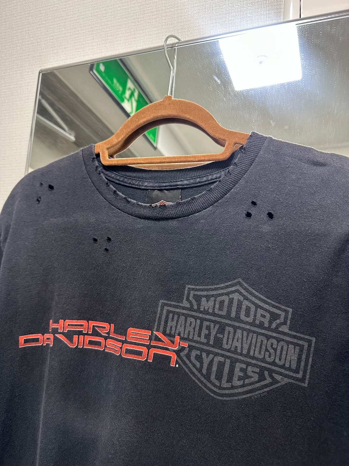 Harley davidson 빈티지 반팔 T 상품이미지3