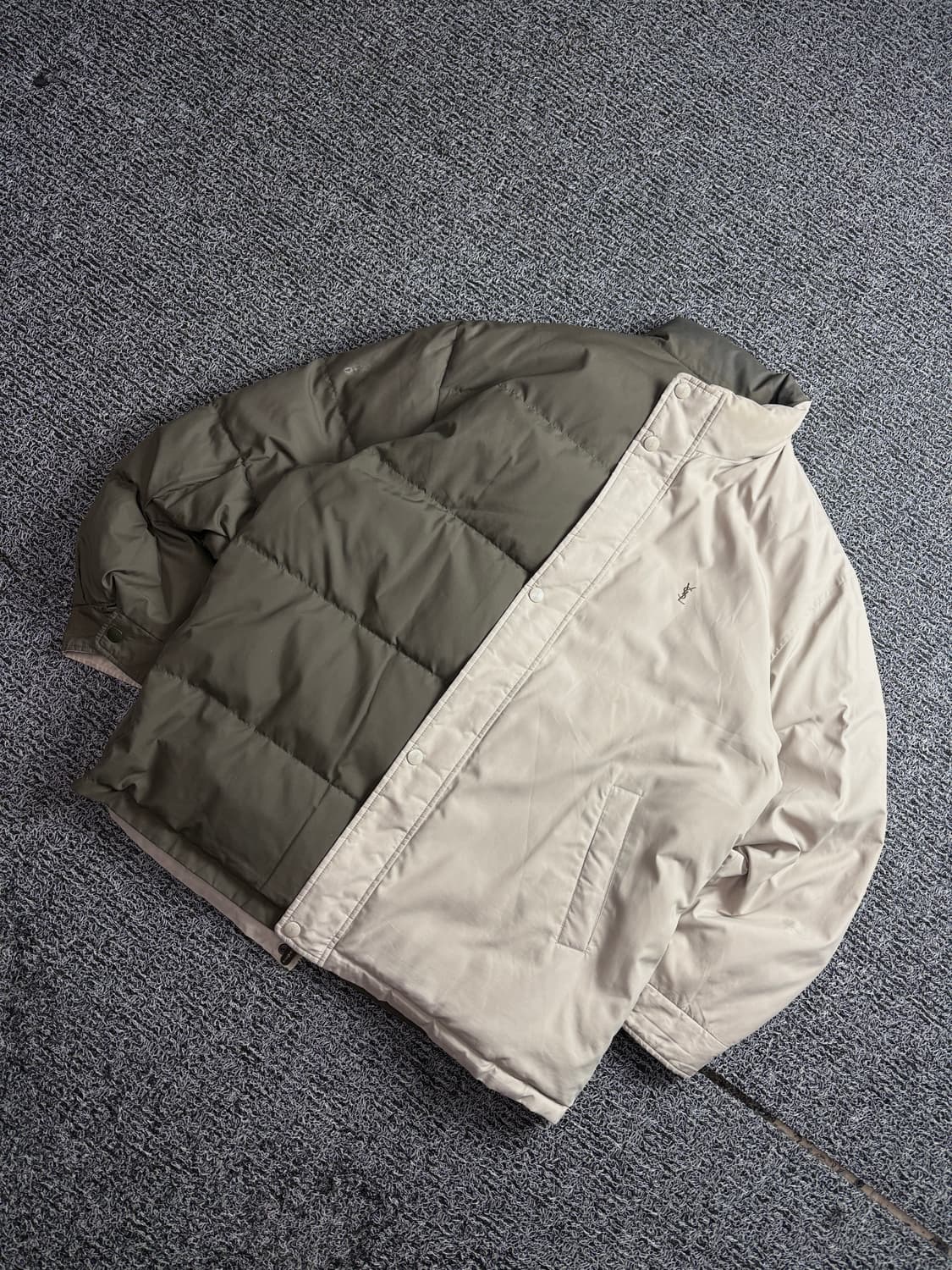 90s YSL 입생로랑 아카이브 리버시블 푸퍼 패딩 2703 상품이미지1