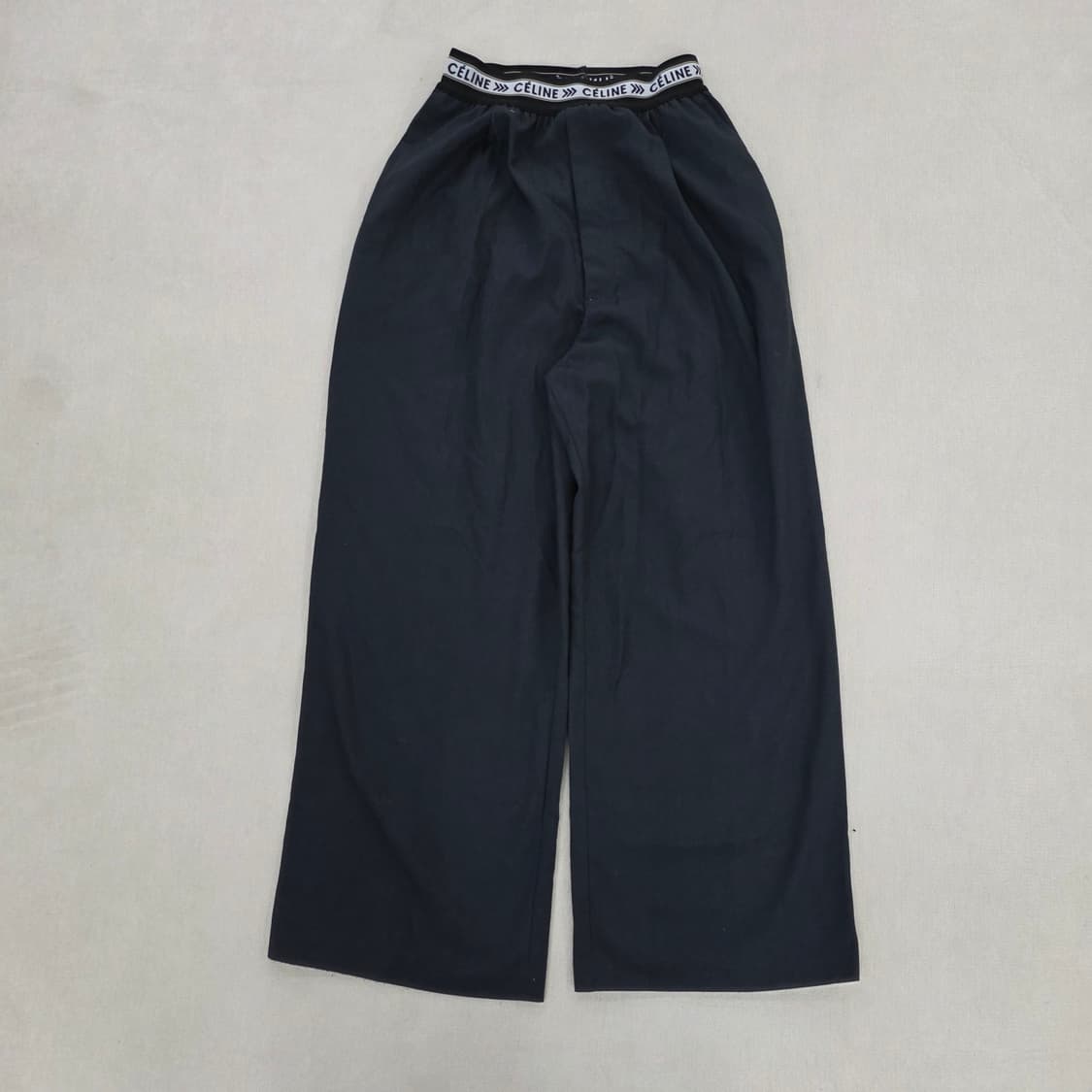 [실측확인] 고급 여성 셀린느로고 밴딩 와이드 팬츠 1229J 상품이미지1