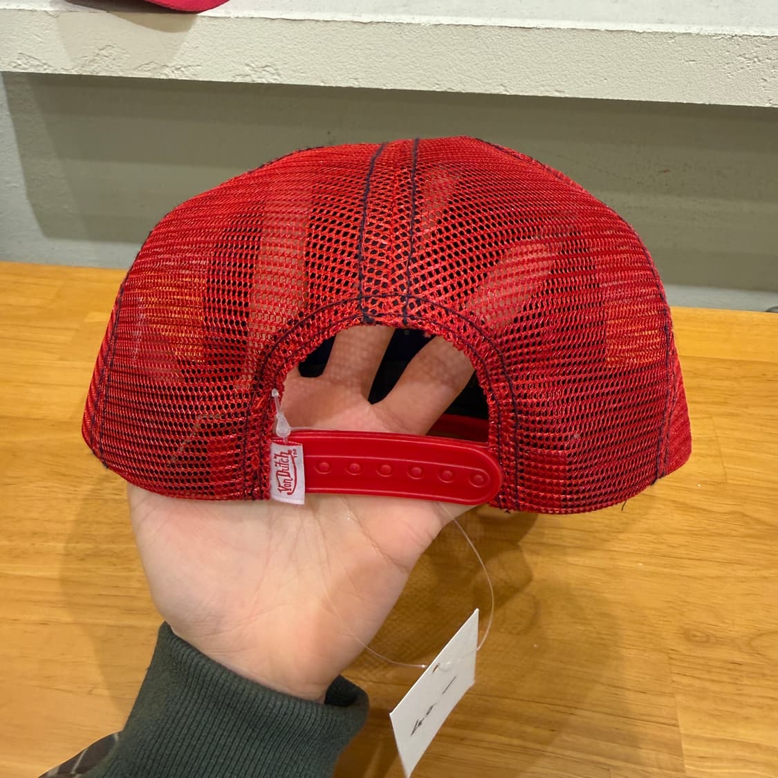 본더치 레드 로고 트러커 캡 U1014 상품이미지3