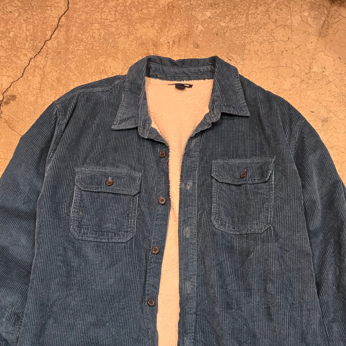 Lands' End 코듀로이 셰르파 안감 셔츠형 자켓 상품이미지2