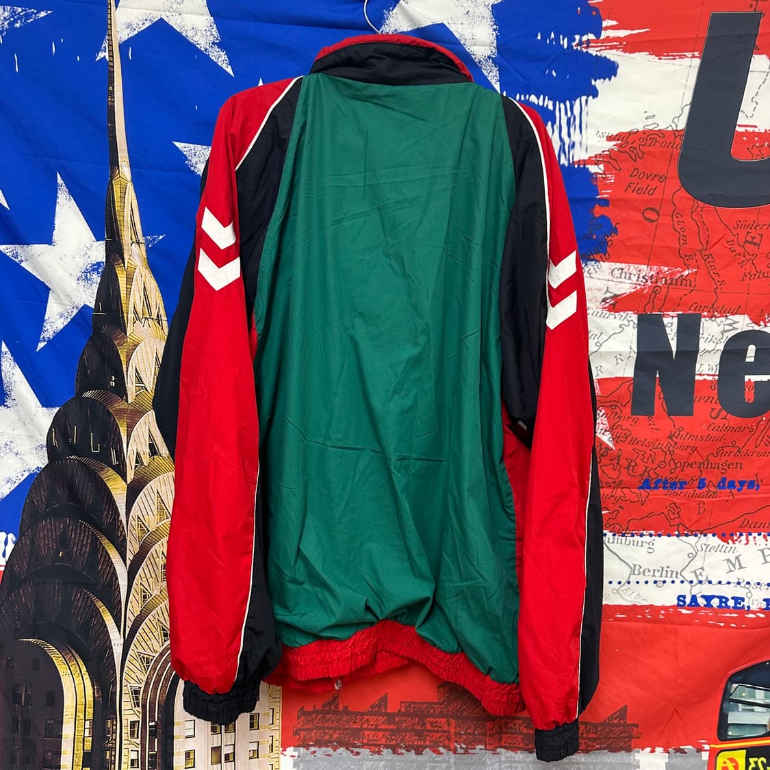 험멜 올드스쿨 레어템 오버핏 바람막이 2XL110 상품이미지5