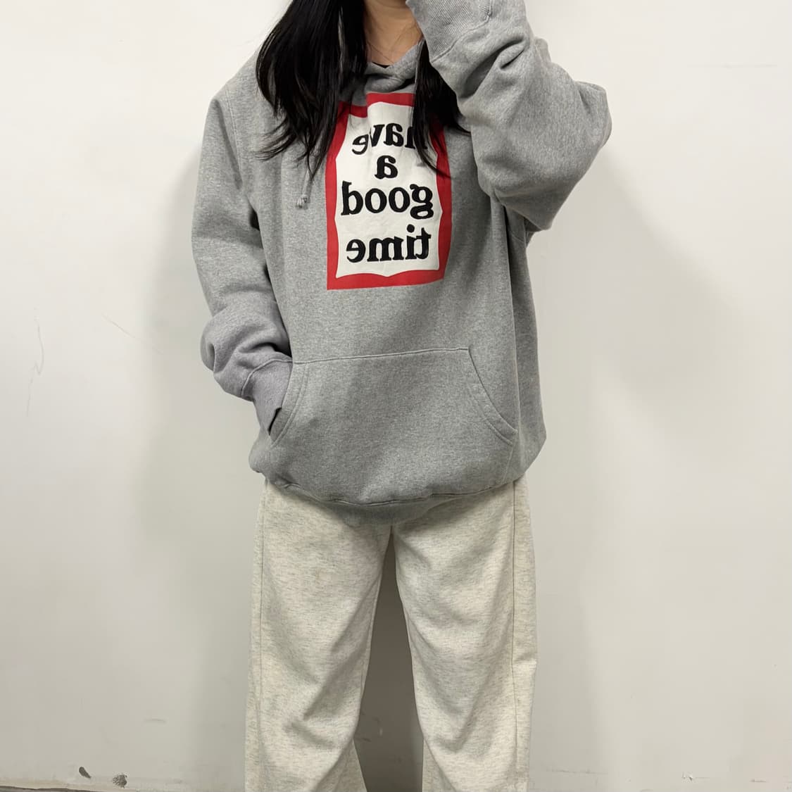 해브어굿타임 후드티[1817] 상품이미지1