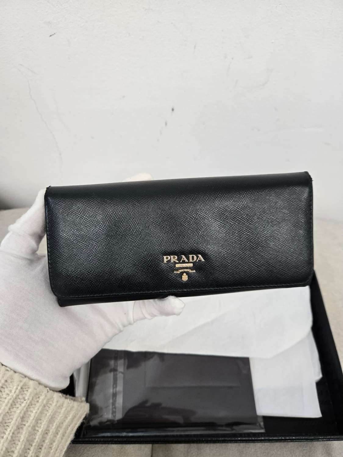 [정품 보증서] 프라다 사피아노 장지갑 상품이미지5