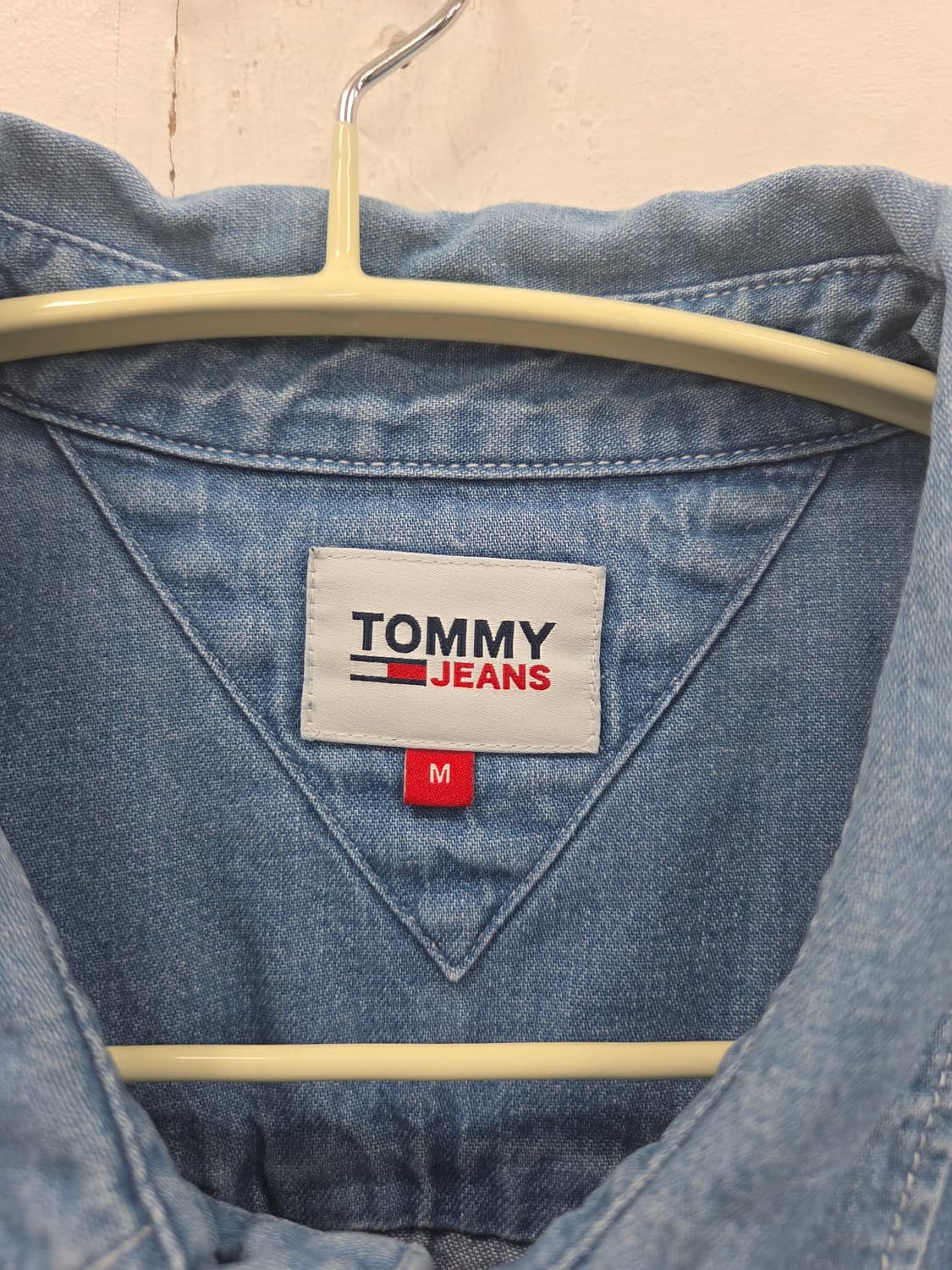 M 공용 타미진 데님 반팔 셔츠 NewYork 상품이미지3