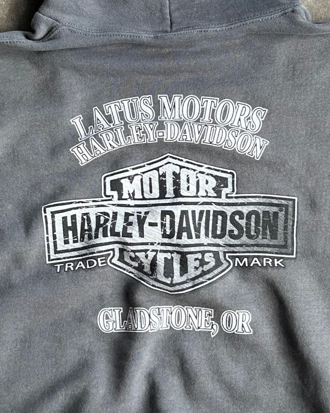 00s Vintage Harley Davidson Hoodie XL 상품이미지2