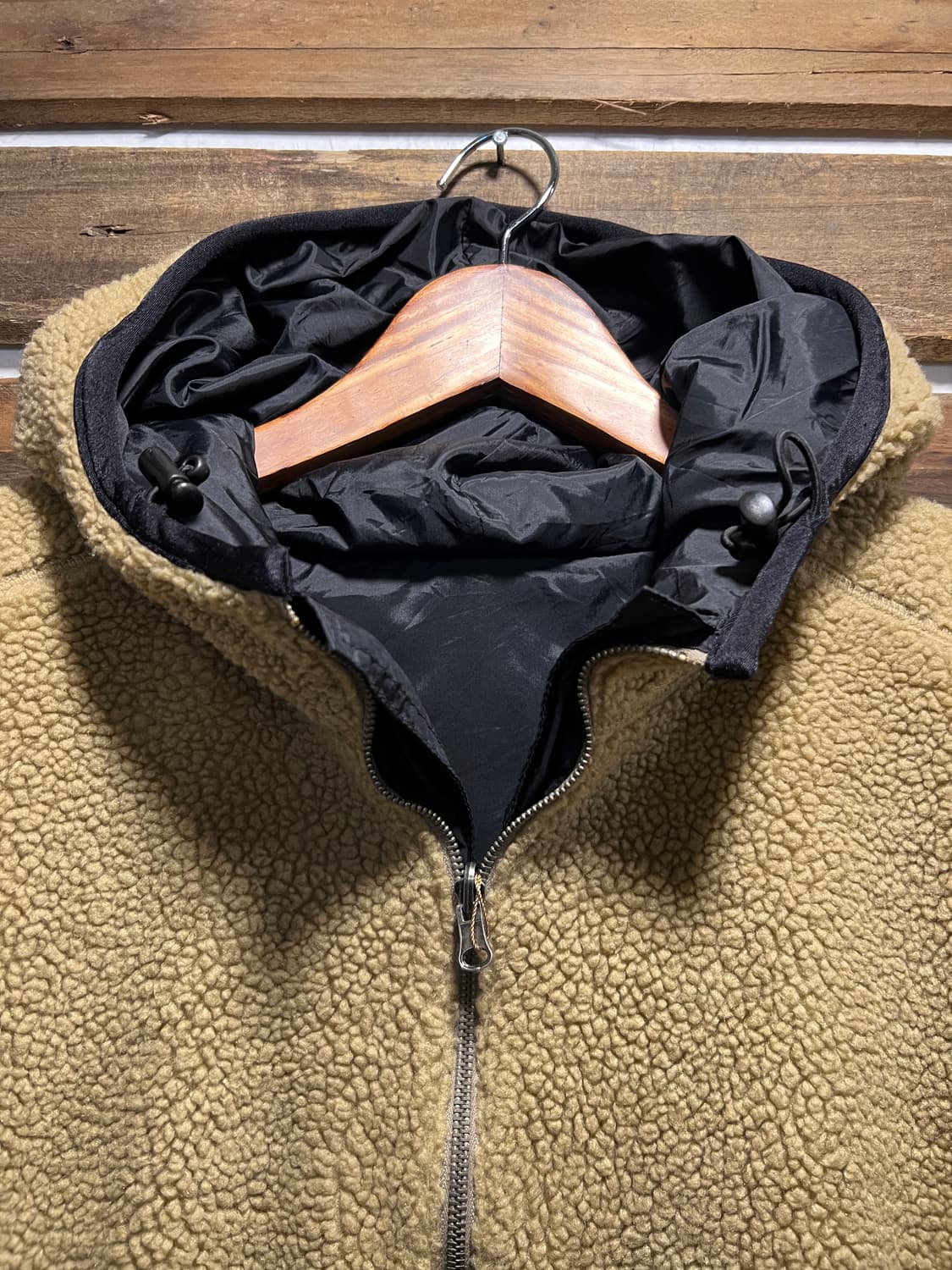 [XL]폴로 진스 하프집업 리버시블 플리스 후드 자켓 상품이미지3