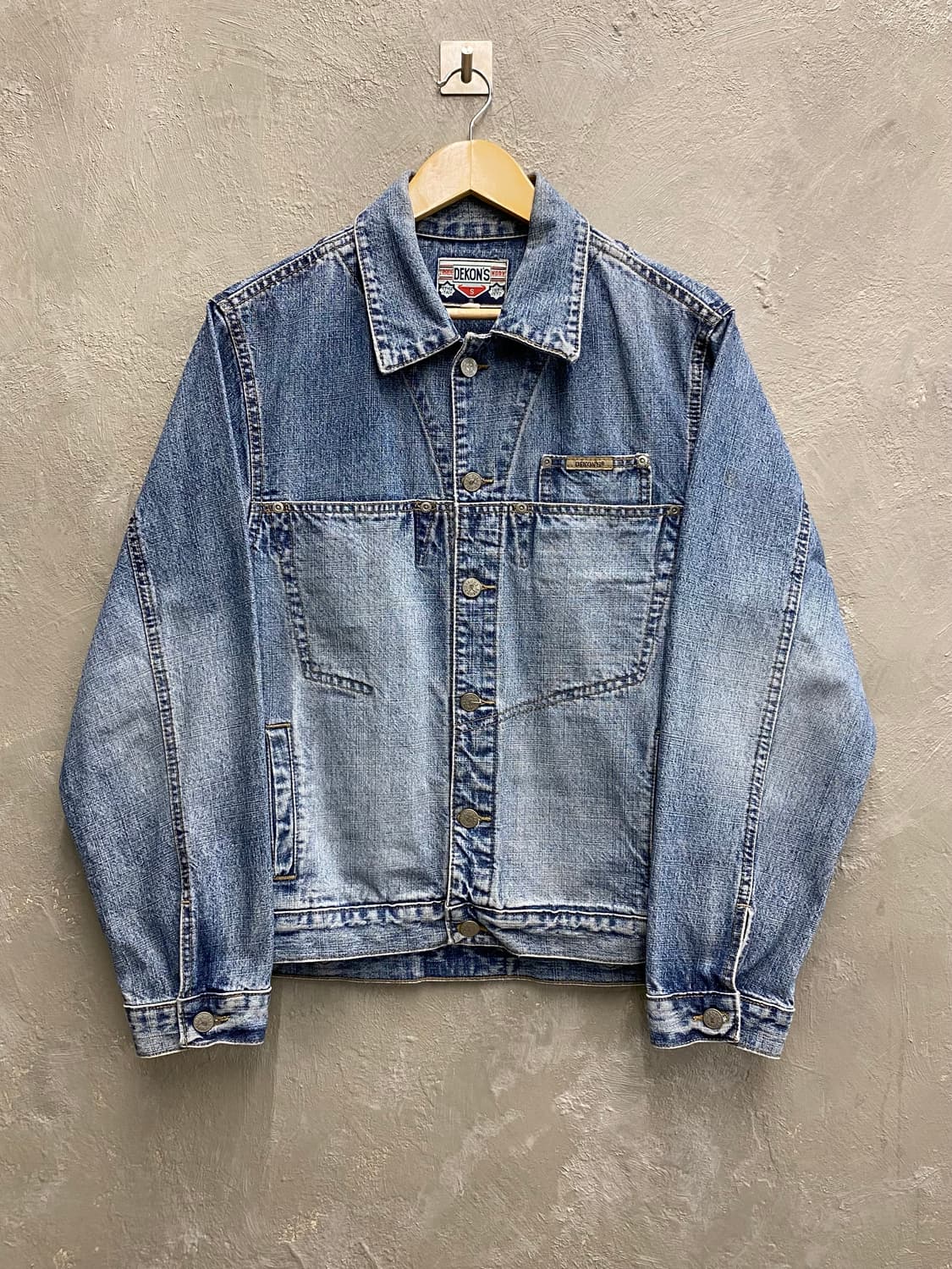 [M] 90s DEKON'S 데콘 빈티지 데님 트러커 자켓 상품이미지1