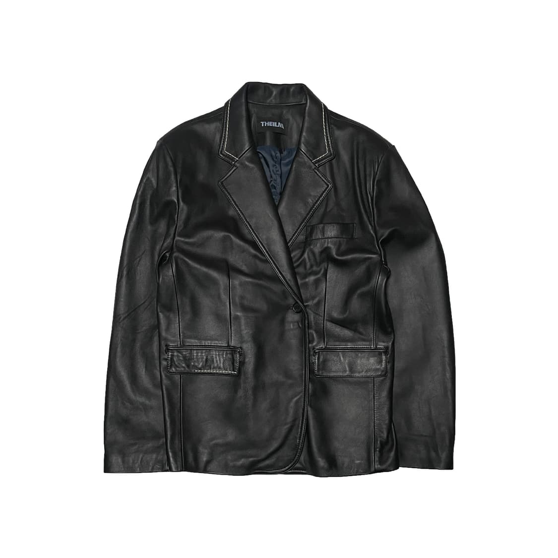 THEILMA 더일마 램스킨 레더 블레이저 자켓 상품이미지1