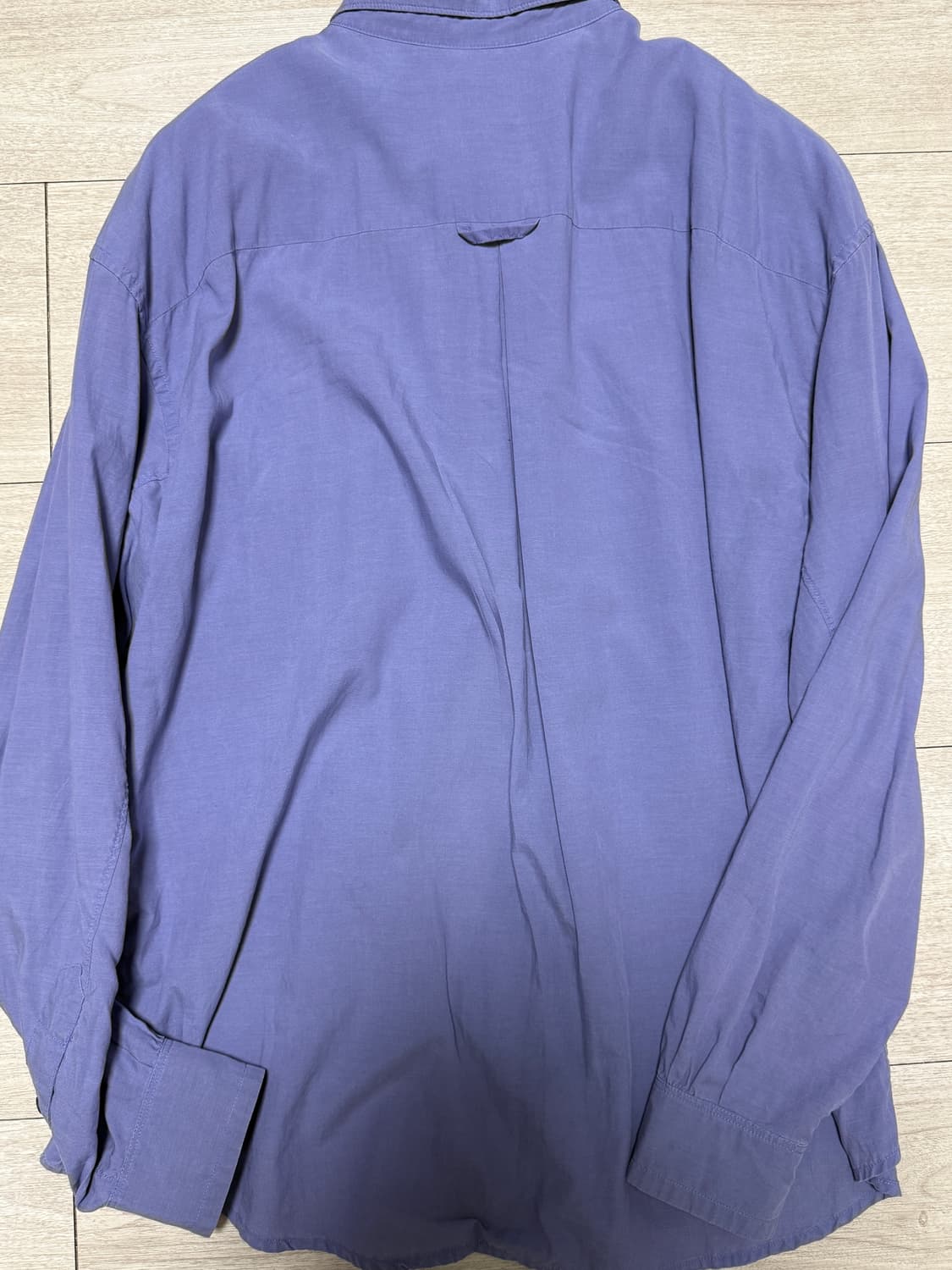 폴리테루 텐코 루즈드 셔츠 2.0 워시드블루 상품이미지3