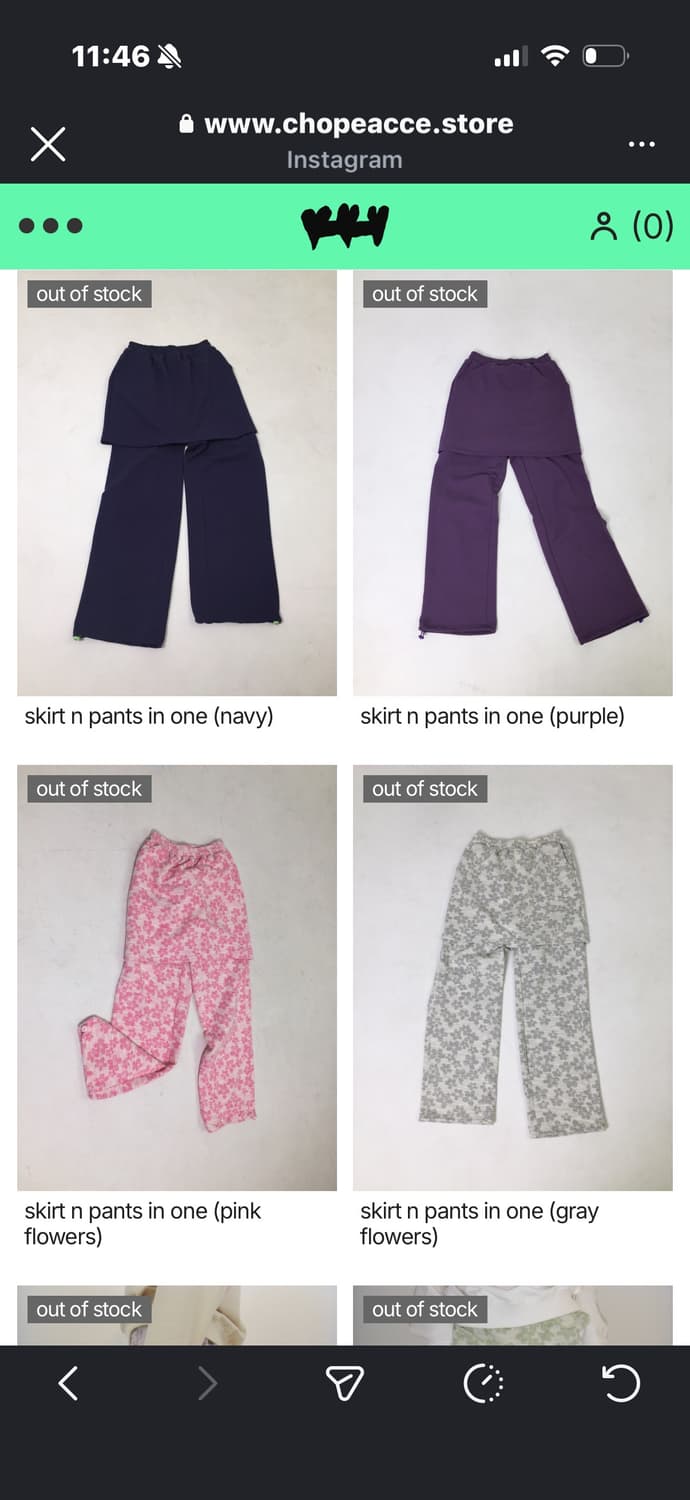 초피쓰 치마바지 구합니당  상품이미지1