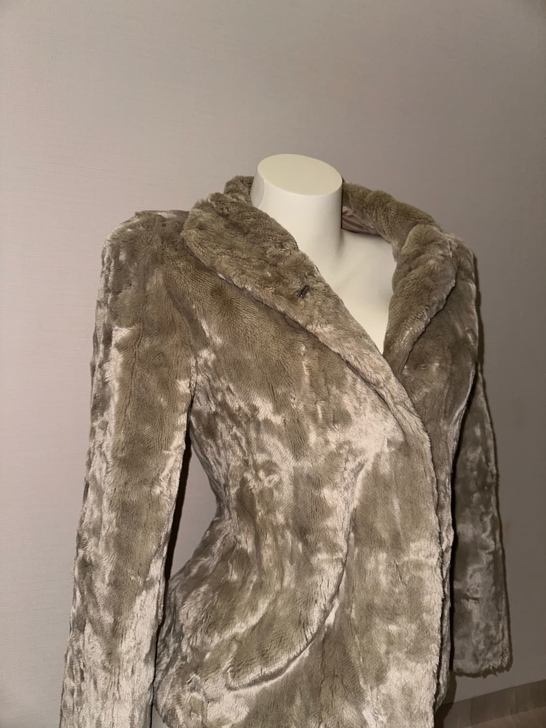 빈티지 민트그레이 퍼자켓 상품이미지3