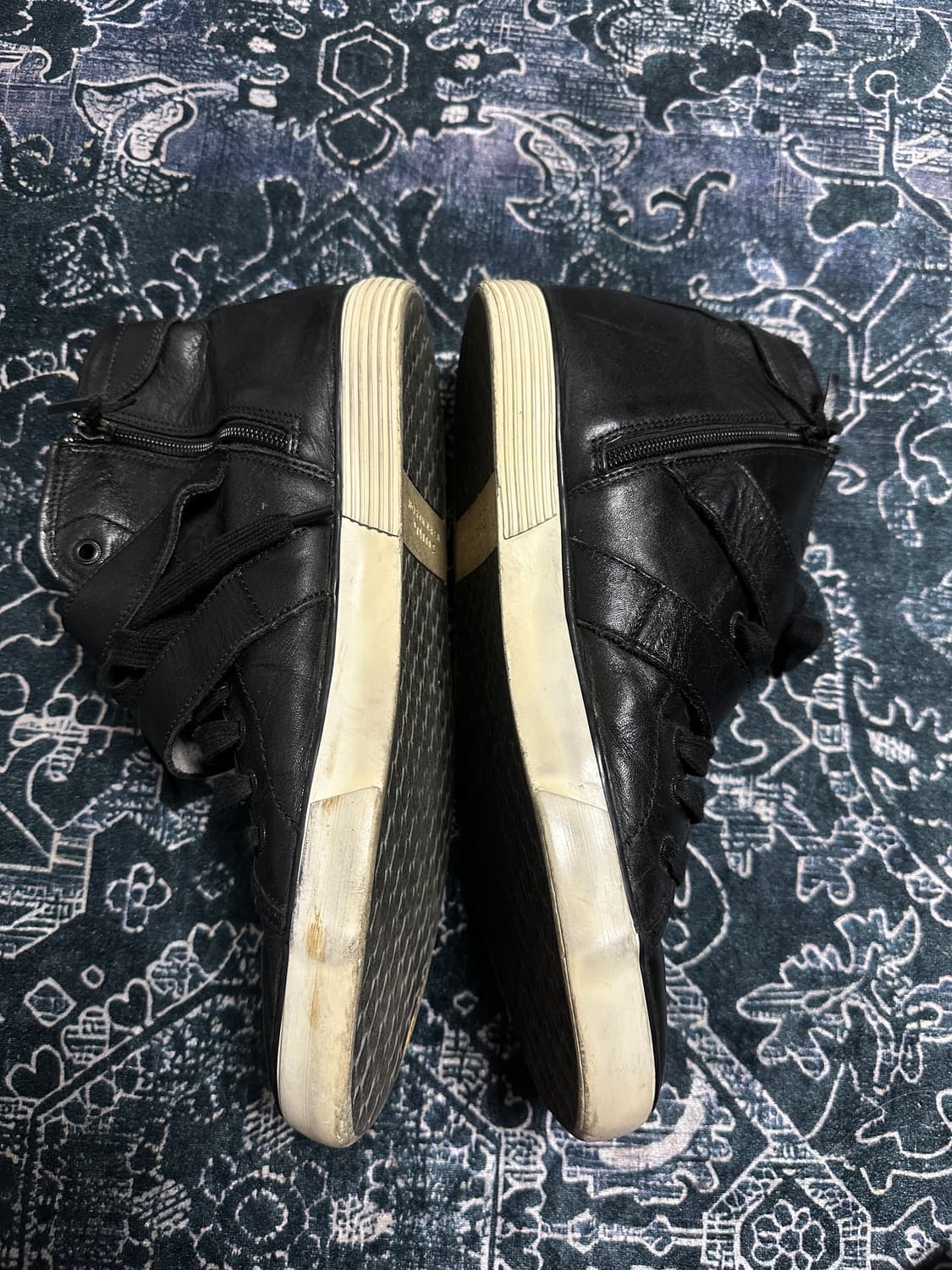 Mark Nason 레더 버클 하이탑 레이스업 슈즈 상품이미지4