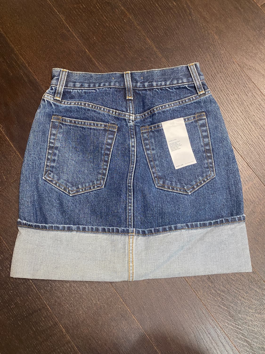 Helmut Lang 데님 미니 스커트 상품이미지4