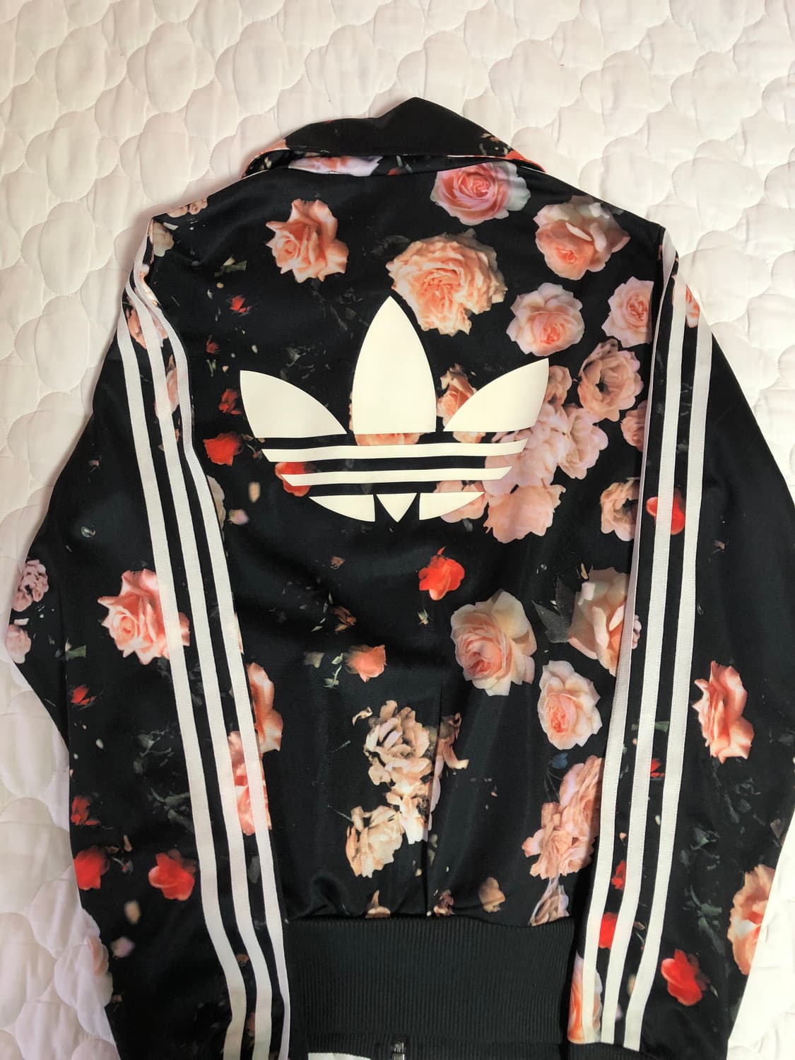 [아디다스 희귀 져지] 파이어버드 빅로고 삼선 플로랄트랙탑 져지 95 상품이미지2