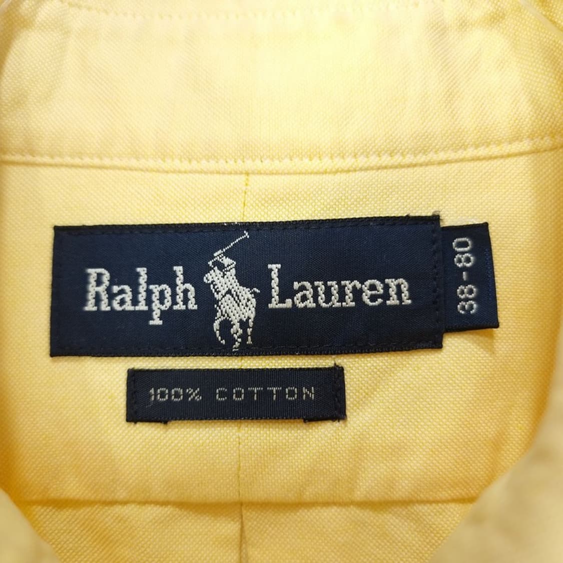 [폴로 랄프로렌] 포니 로고 자수 빈티지 셔츠 레몬 M19684 상품이미지7