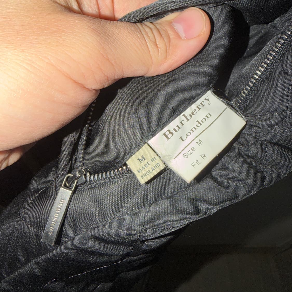 버버리 노바체크 퀄팅 롱 자켓 M (66-77) 상품이미지10