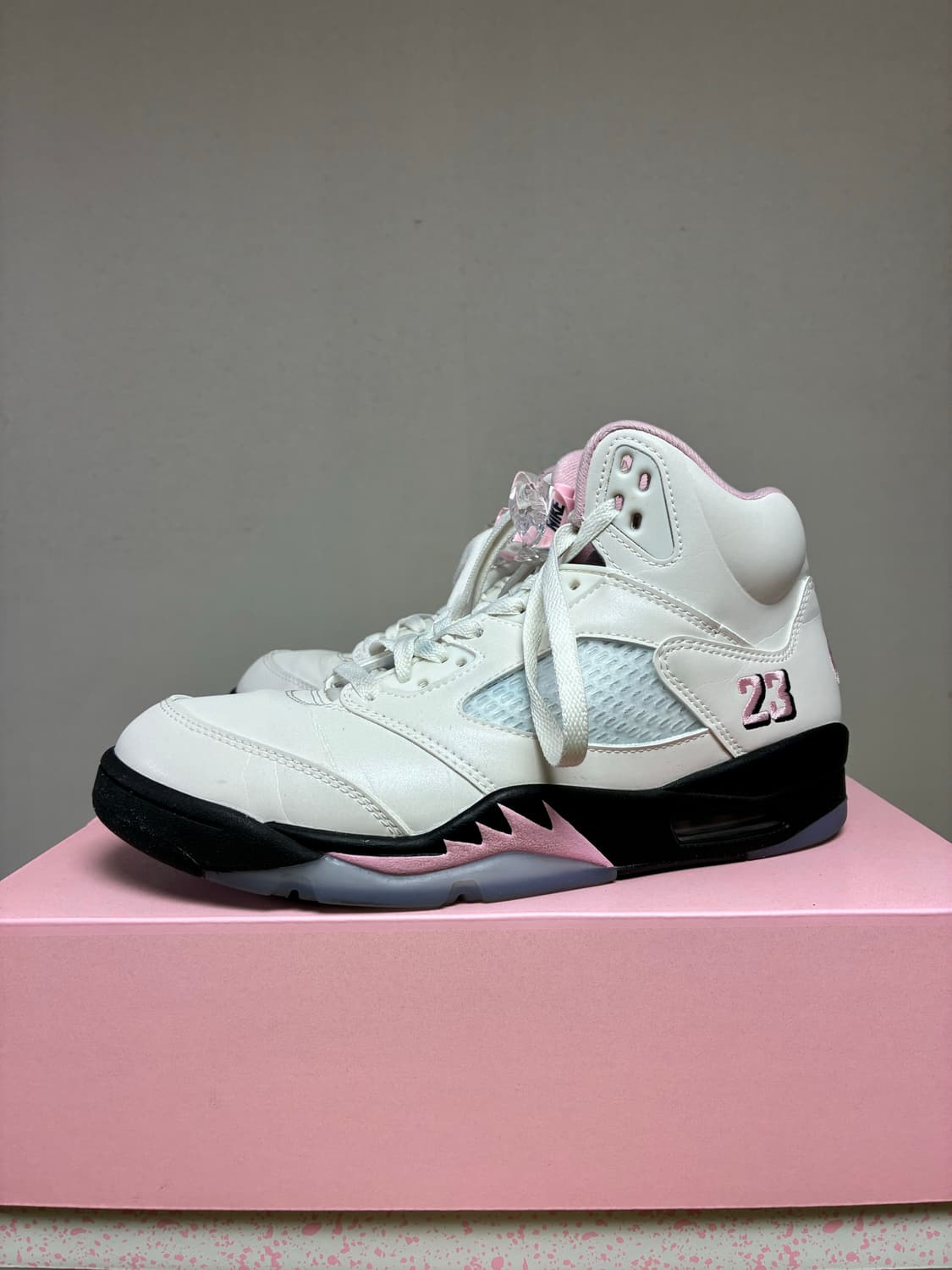 [260]나이키 에어조던5 레트로og 화이트 소프트핑크 상품이미지2