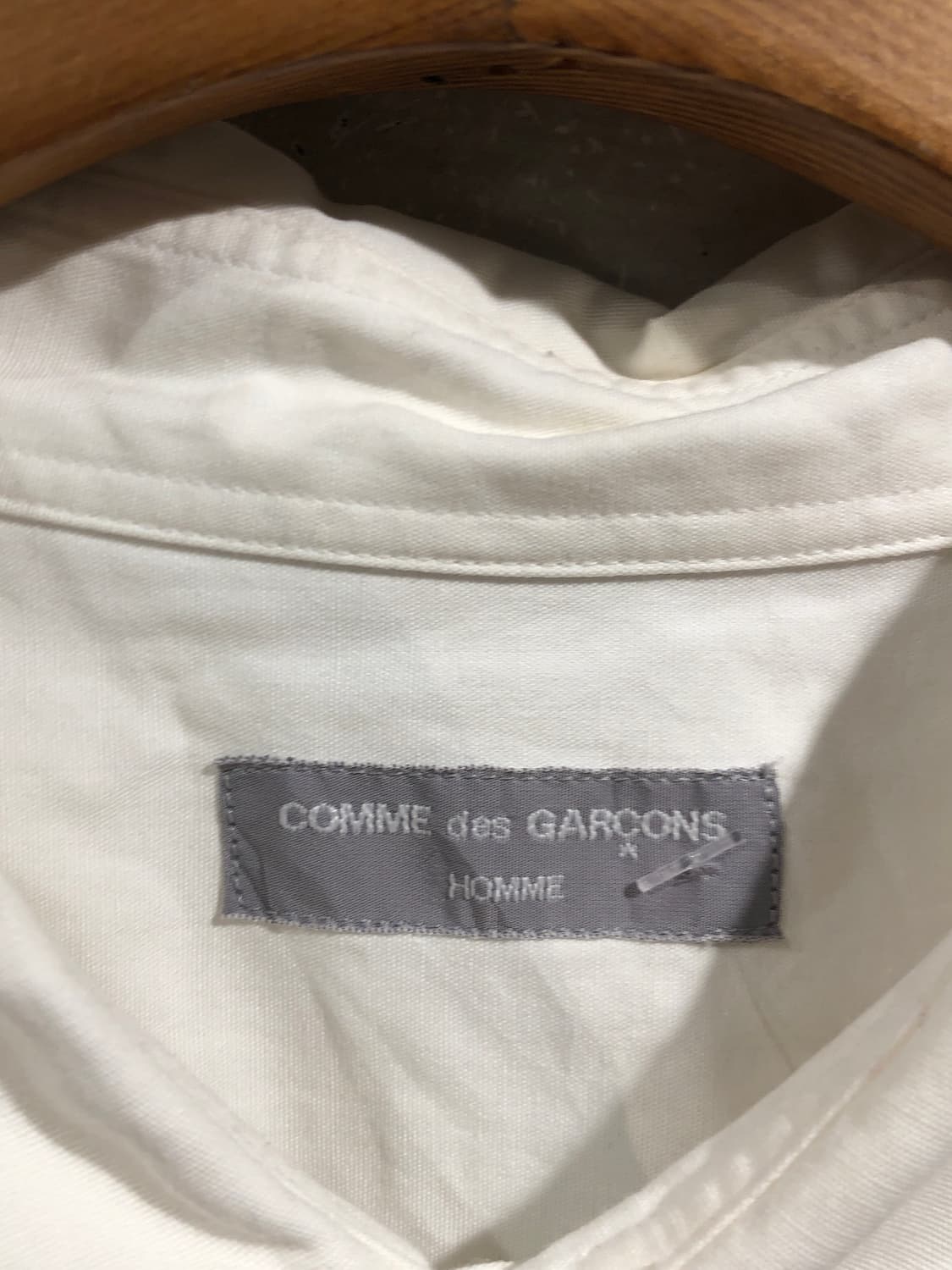 [2635]Comme des garçons home white shirt 상품이미지3