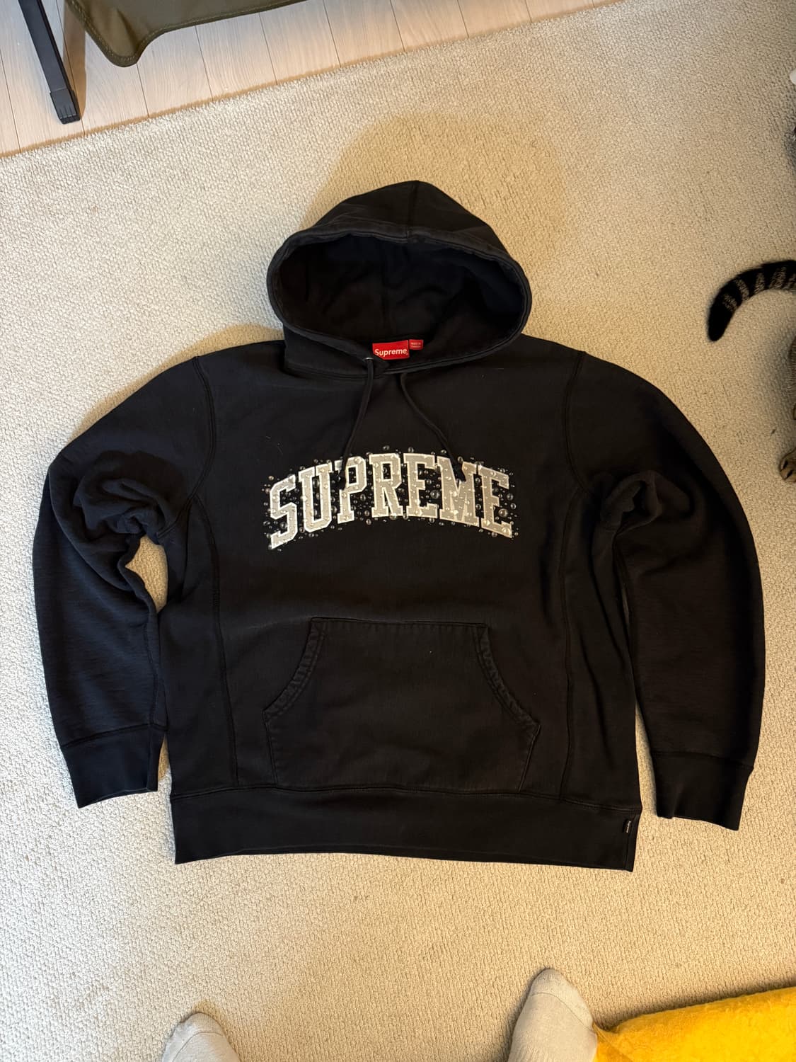 18FW Supreme Water Arc Hooded Sweatshirt 상품이미지1