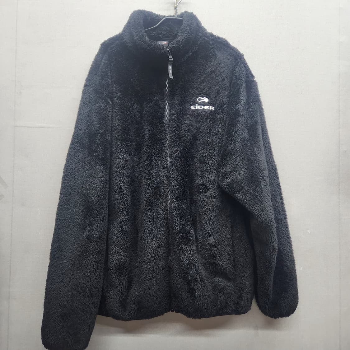 아이더 블랙 로고 후리스 집업 2XL 상품이미지1