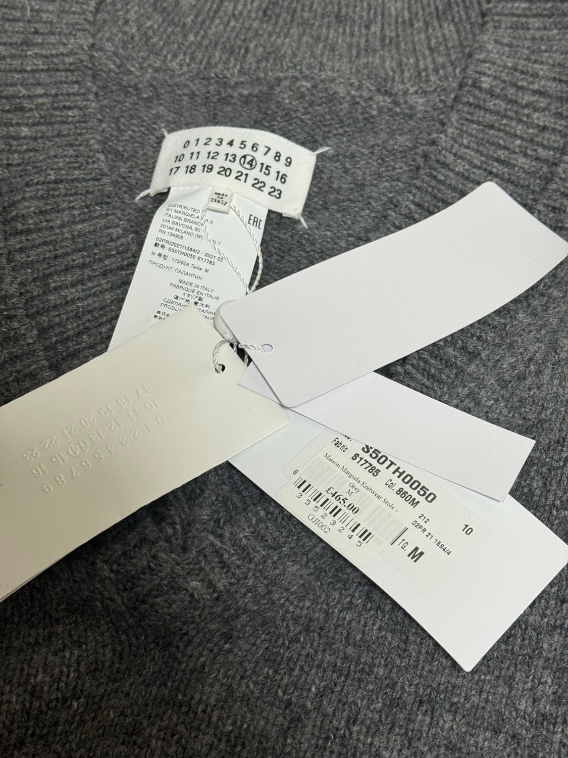 마르지엘라 백스티치 니트 베스트 상품이미지5