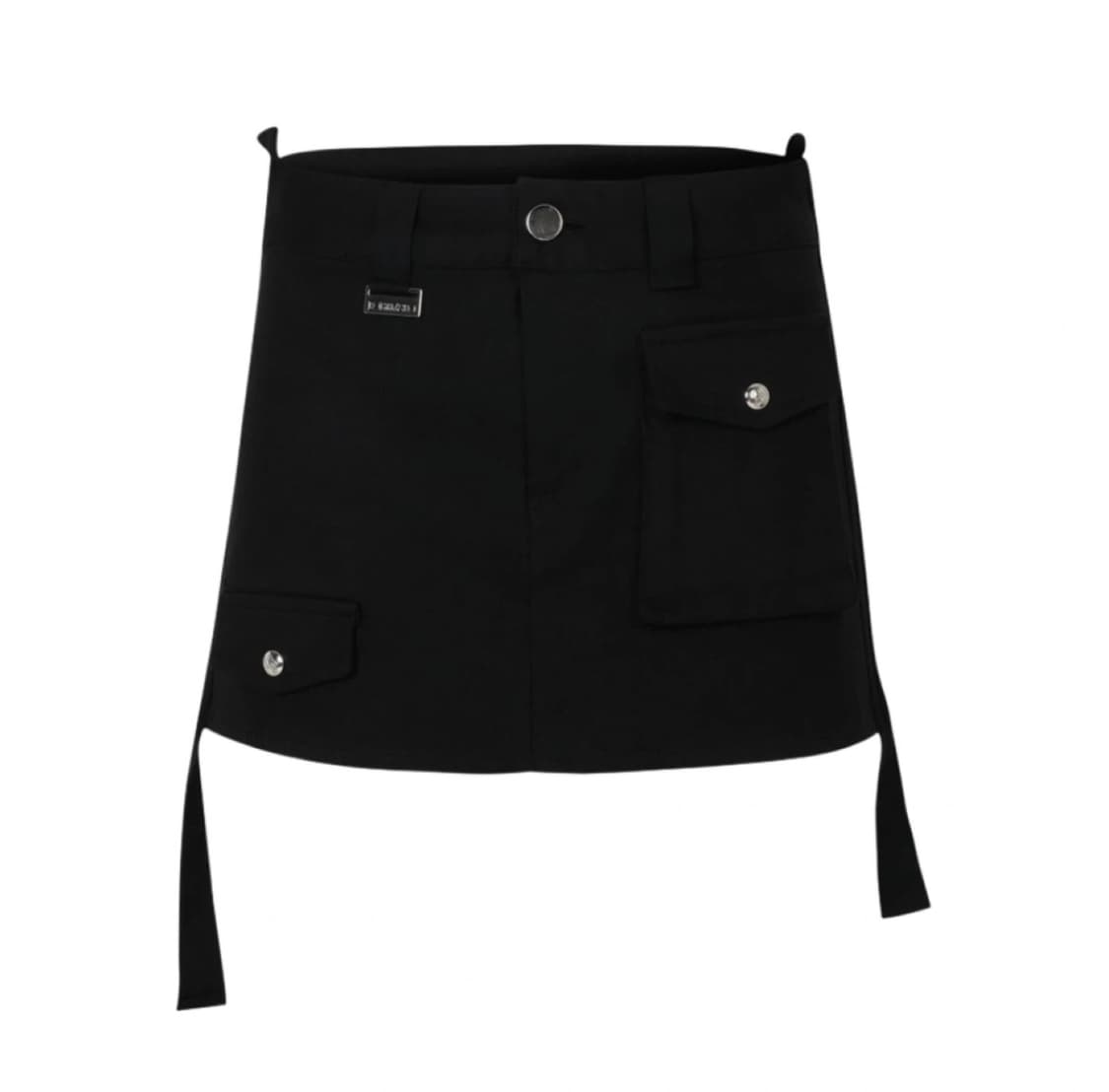 [S] 보헤미안 서울 바이커 미니 스커트 블랙 상품이미지1