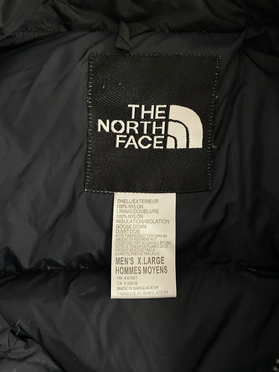 노스페이스 눕시 센터로고 700 패딩 해외판 L 상품이미지7