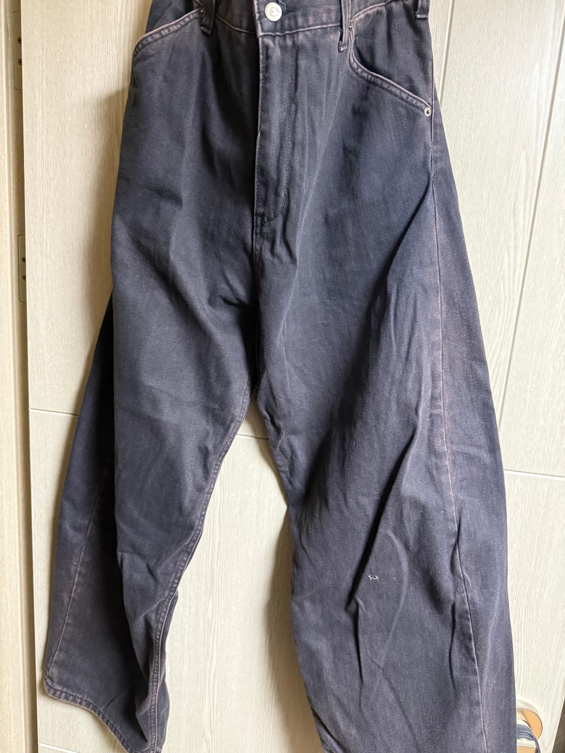 해칭룸 커브진 워시드 네이비 4 상품이미지3