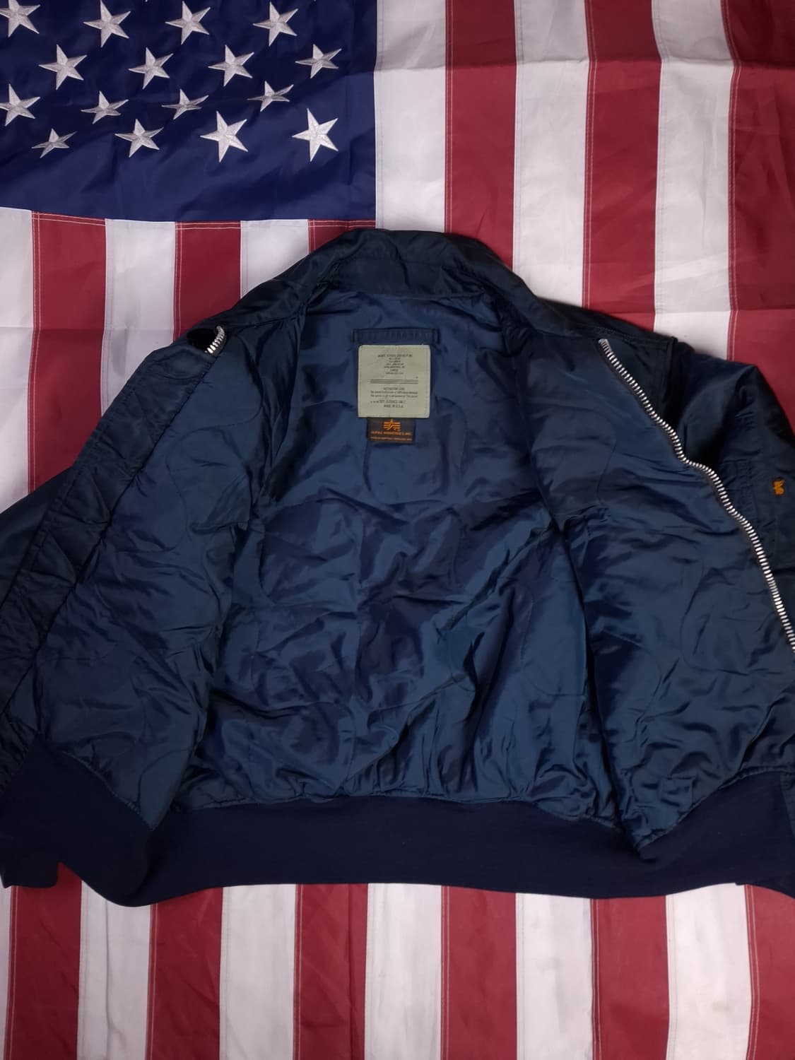 오리지날 미국제조 알파사 미공군 민수용 CWU-45/P 항공자켓 상품이미지6