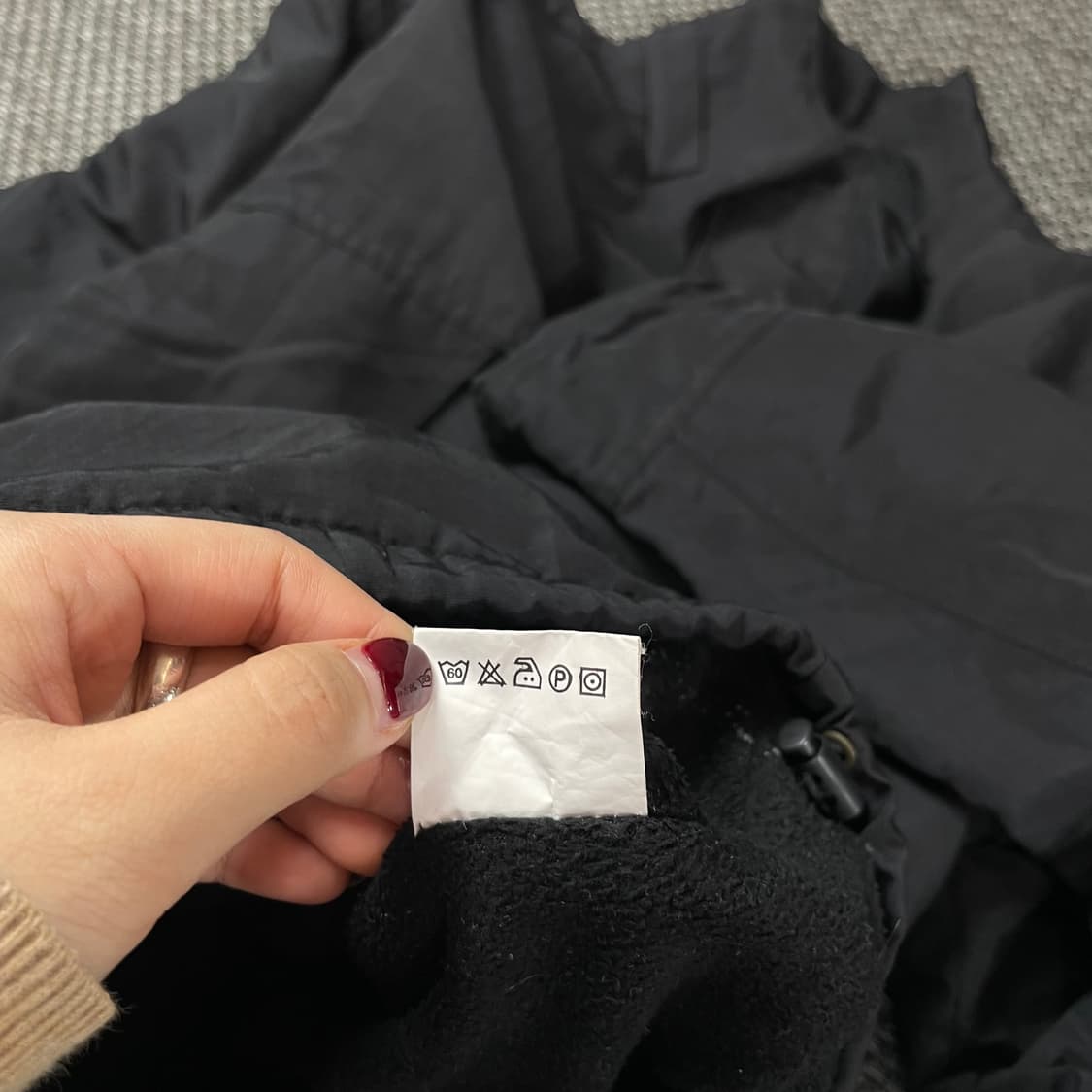 노스페이스 블랙 기모 바람막이 상품이미지9