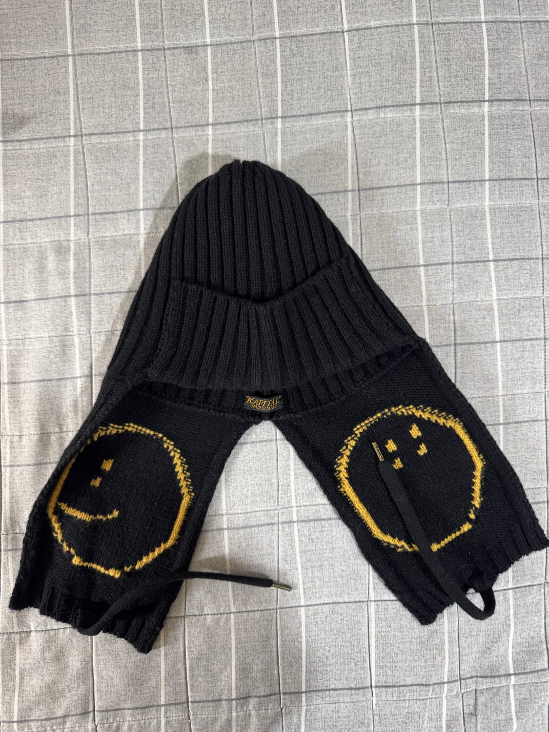 캐피탈 5G 울 프로필 레인보위 게일 캡 숏 블랙 상품이미지2