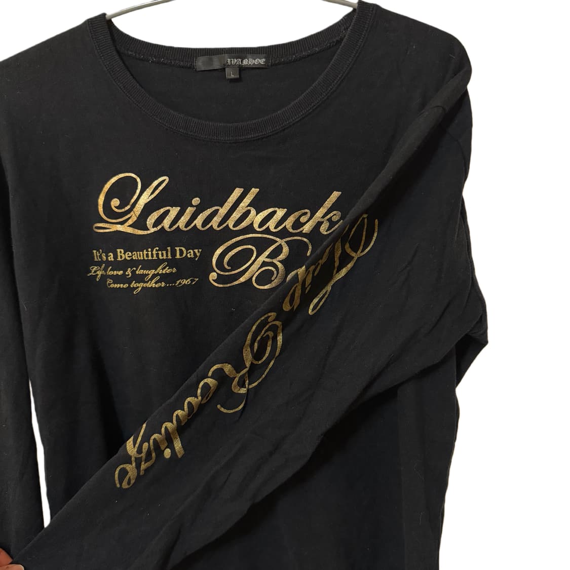 갸루 펑크 y2k 빈티지 레터링 티셔츠 상품이미지4