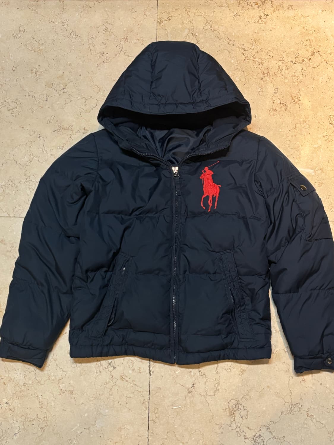 폴로 랄프로렌 빅포니 패딩-착샷 잇어요 상품이미지1