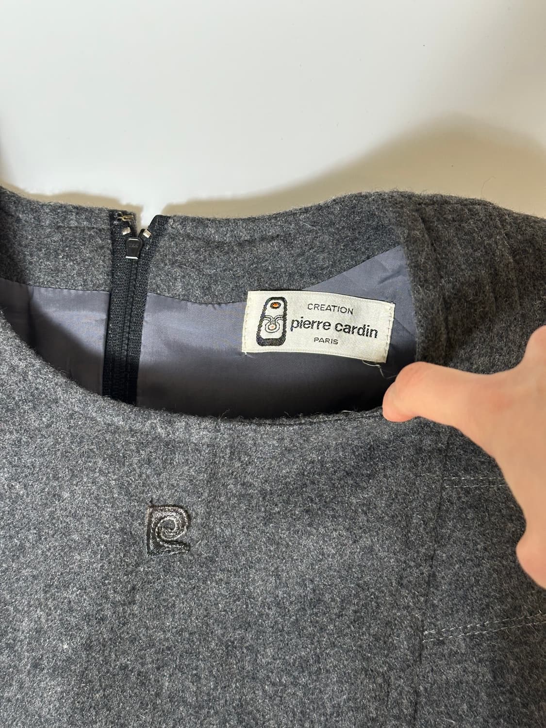 Pierre Cardin 그레이 원피스  상품이미지5