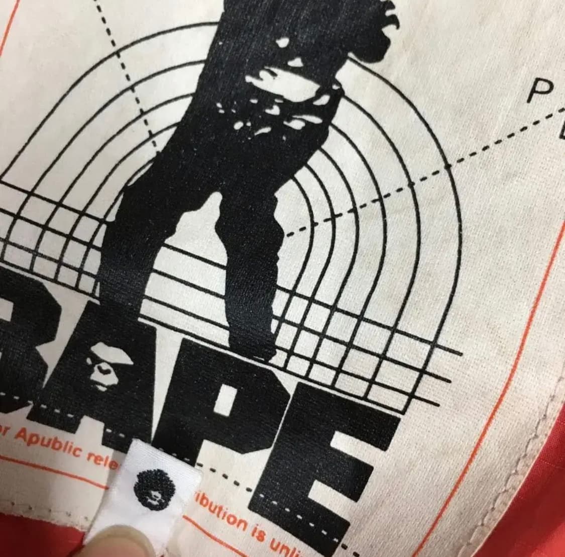 베이프 초판 레드 카모 자켓 상품이미지5