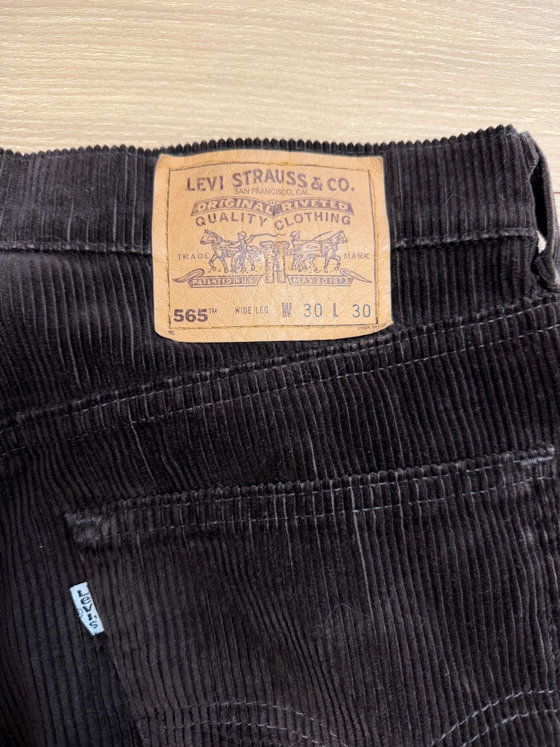 90s 리바이스 565 코듀로이 usa made 상품이미지7