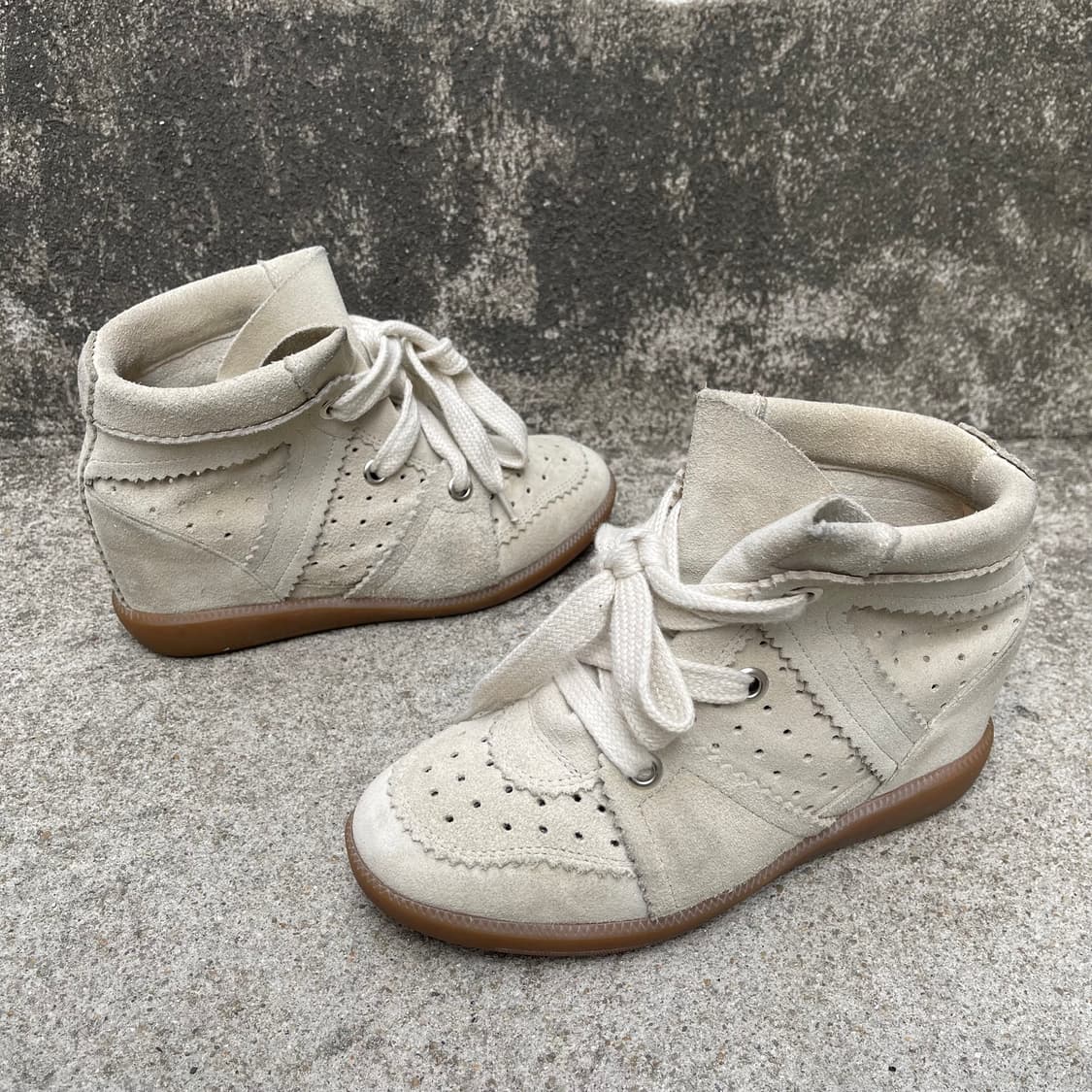 [36] Isabel Marant 스웨이드 웨지힐 스니커즈 (230) 상품이미지1