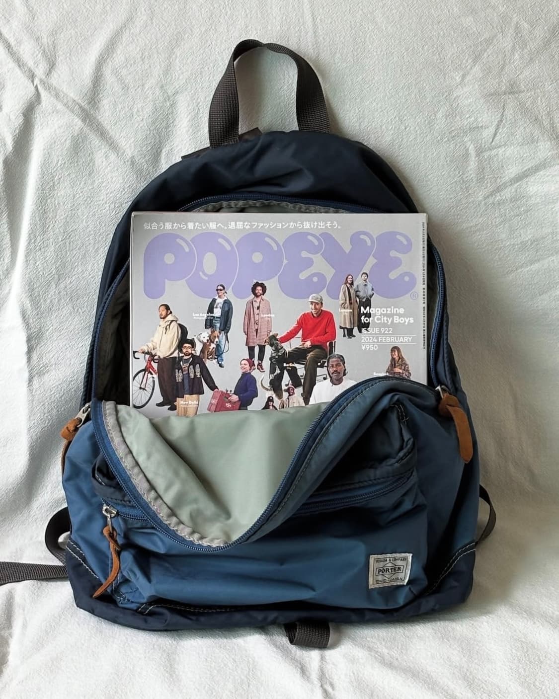 요시다 포터 Porter 데이백 daypack 블루 백팩 S 상품이미지8