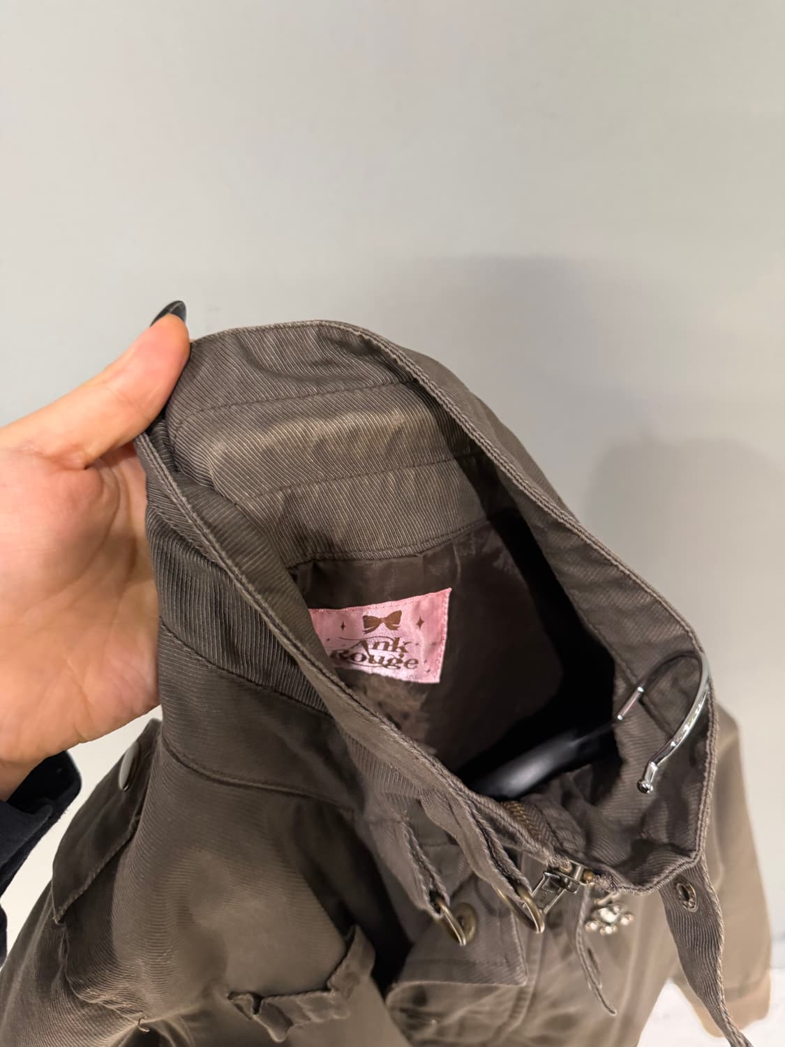 Ank rouge neck snap point jacket 상품이미지10