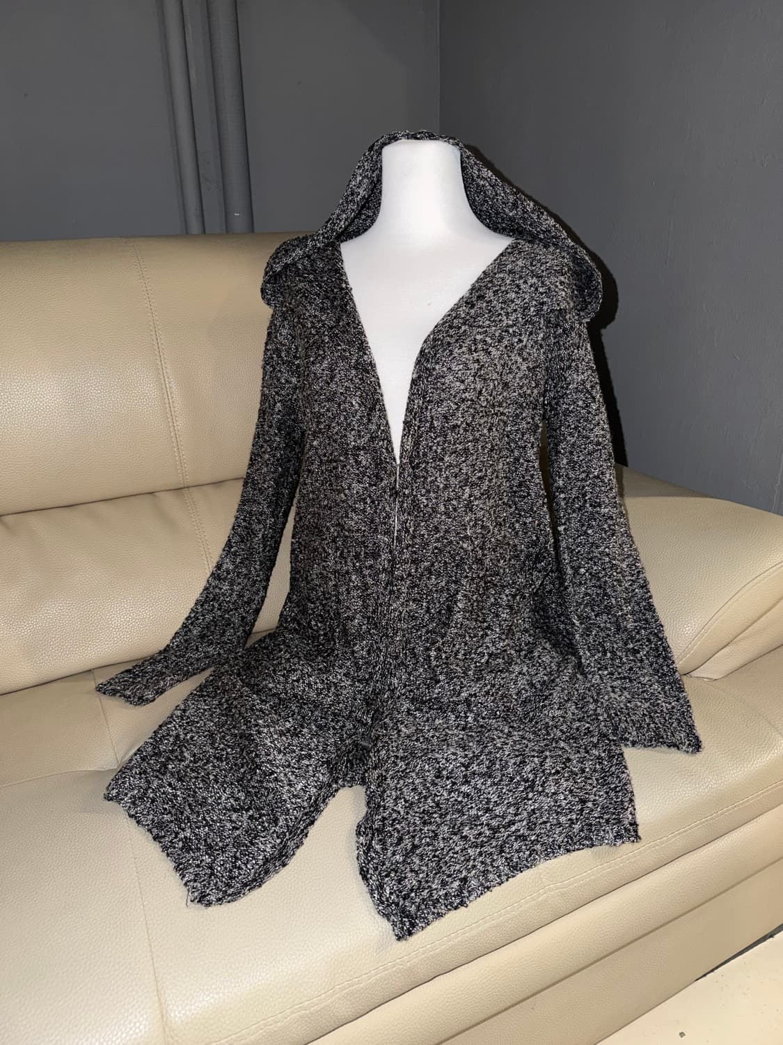 bokashi pocket hood cardigan 상품이미지1