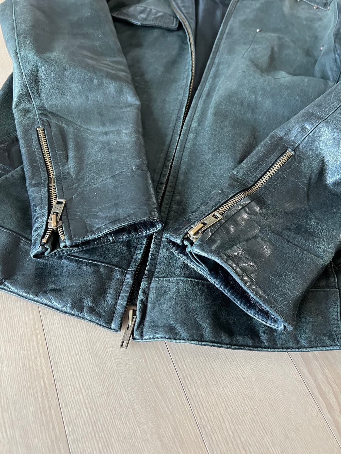 Redlook 고트레더 바이커자켓 L 상품이미지6