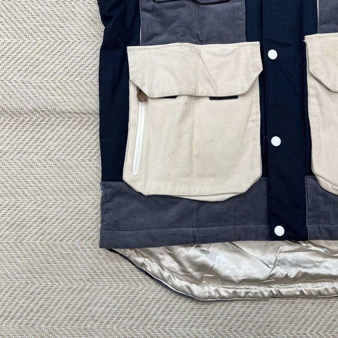 아디다스 버튼 소매탈착 윈터자켓 r2718 상품이미지6