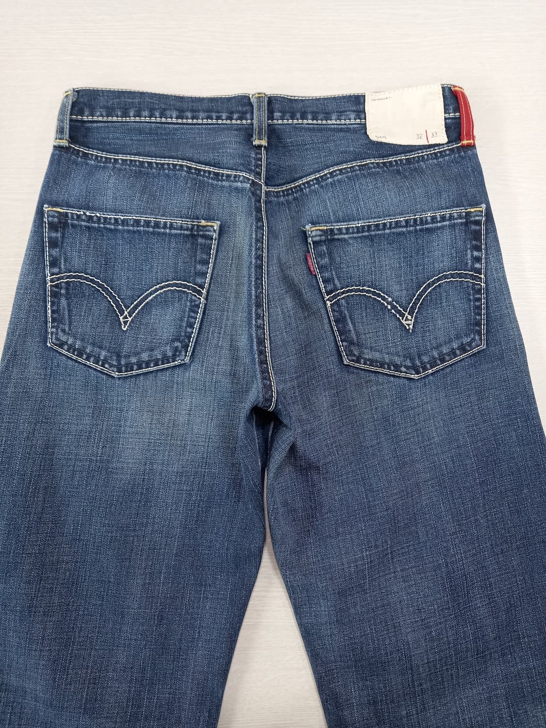 31 04's 리바이스510 Red 워싱 세미와이드진 31-482 상품이미지4