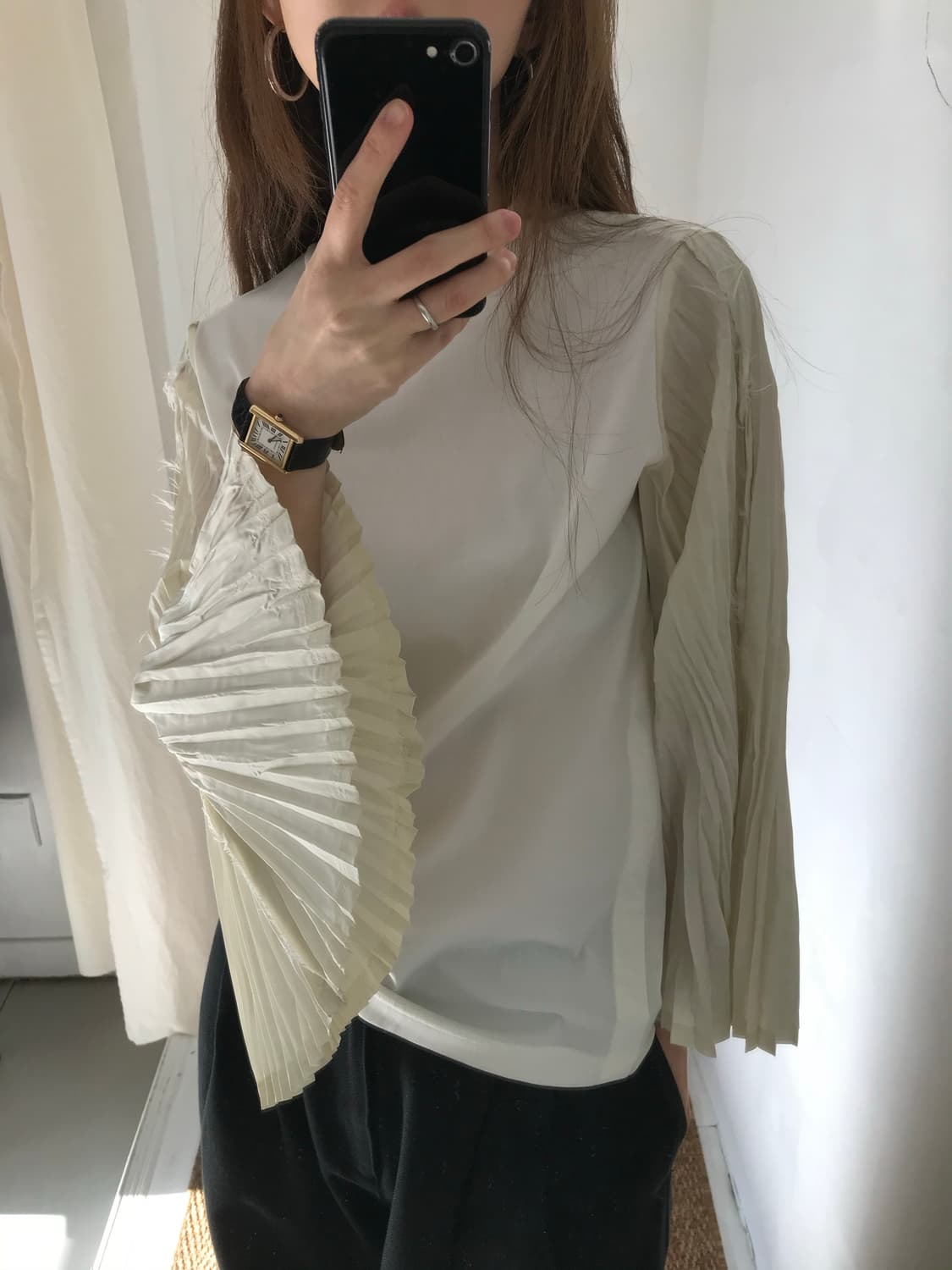 pleats detail long sleeves 상품이미지4